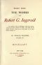 [Gutenberg 38812] • The Works of Robert G. Ingersoll, Vol. 12 (of 12) / Dresden Edition—Miscellany